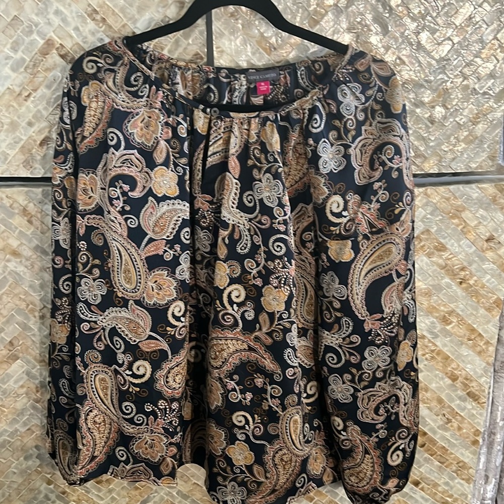 A blouse with rhinestones